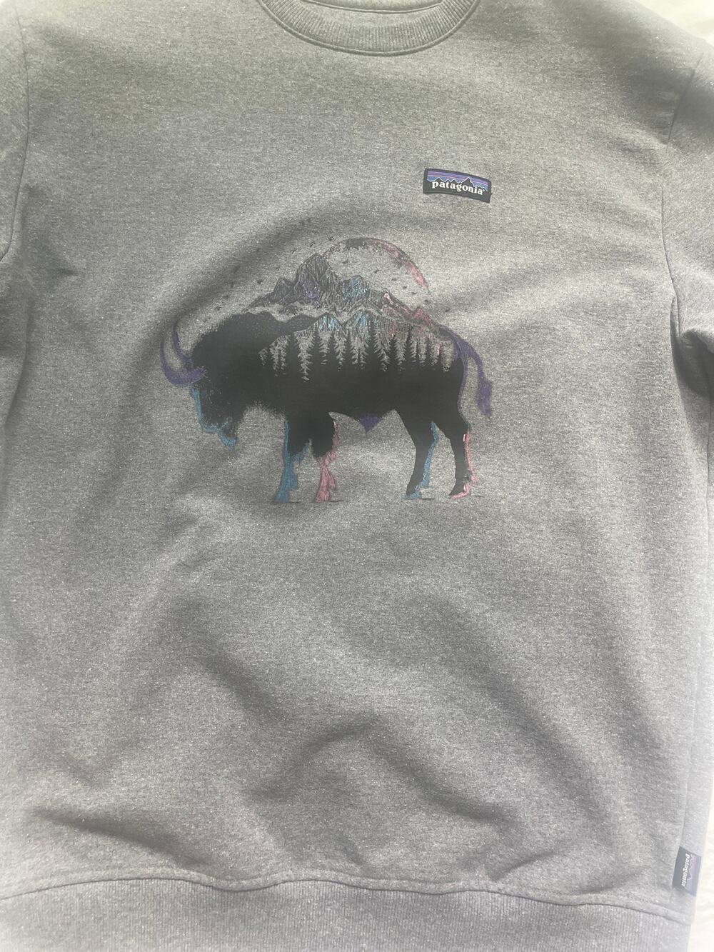 Men’s medium upcycled Patagonia sweatshirt